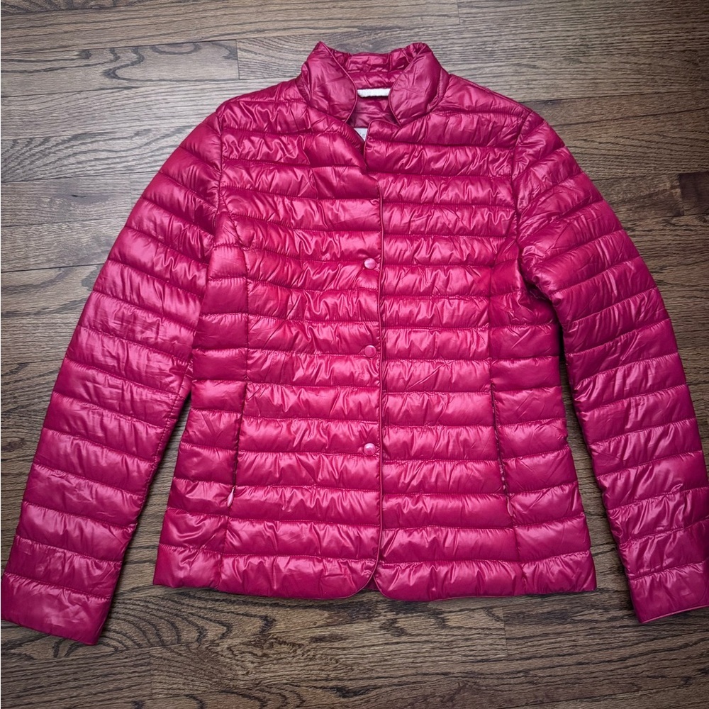 Le Streghe Red puffer jacker size large